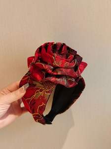 Serre-tête extensible à fleurs bohèmes pour mariages et fêtes - Product Image 5