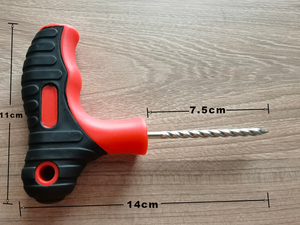 Meilleur kit de réparation de pneus de voiture universel à <span class=keywords><strong>faire</strong></span> soi-même, 8 outils, aiguille en acier au carbone traité thermiquement, garantie 1 an, fabriqué en Chine, PP - Product Image 3