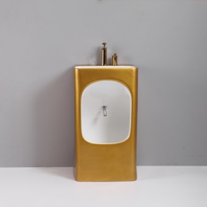 Chậu rửa tay chân bằng vàng cao cấp, đặt sàn, dành cho nhà tắm, chậu rửa tay chân kiểu đứng, chậu rửa tay chân cho người Hồi giáo, chậu rửa tay chân Wudumate - Product Image 3