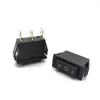 Interrupteur à bascule Chuangshuo KCD6 en forme de bateau, 3 positions, bouton d'alimentation pour balance électronique, durée de vie mécanique de 10 000 cycles
