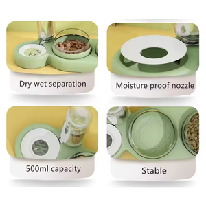 Vente en gros de distributeur d'eau et de nourriture 3 en 1 de haute qualité, bol pour animaux de compagnie - Product Image 5