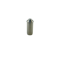 Piston à bille à pression avec ressort à pas et billes de centrage, plongeur à ressort à bille