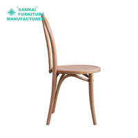 Chaise de café meubles de Restaurant café Restaurant Thonet chaise bois Sk-yhy-p001factory en gros classique solide moderne 10 pièces
