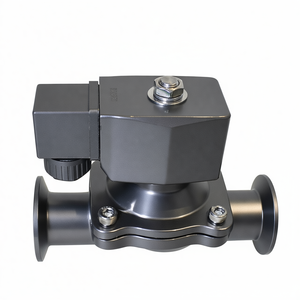 Vanne solénoïde électrique en acier inoxydable de qualité alimentaire COVNA, 240 volts, à pince tri-clamp, avec une durée de vie de 90 jours - Product Image 6