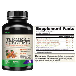 Ausresonウコンクルクミンカプセル錠共同健康補助食品ウコン根エキス400mg 500mgクルクミン錠 - Product Image 2