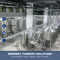 Équipement de brasserie de grande capacité 20HL-200HL, cuve de fermentation robuste pour le marché africain