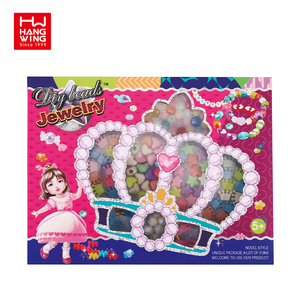 Juguetes de cuentas artesanales <span class=keywords><strong>para</strong></span> niña, Kit de joyería de moda con <span class=keywords><strong>perfil</strong></span> de crayón, Diy, vestido de belleza divertido, abalorio, pulsera, cuerda de mano, 2022 - Product Image 3