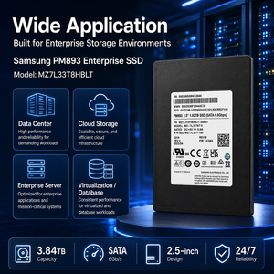 For PM893 MZ7L33T8HBLT 3.84TB Enterprise SSD 2.5" 6Gb/s V-NAND TLC 550MB/s Read Data Center Server <b>Hard</b> <b>Drive</b> Genuine Original S - Product Image 5