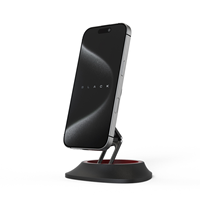 Support magnétique pour téléphone portable, support de tableau de bord pliable adhésif rotatif pour téléphone portable, support stable pour voiture