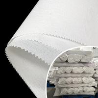 100% Polyester Non Tissé Fusible Interlignage Tissu Léger Étanche Sergé Source Usine En Gros pour Cap Linterlining