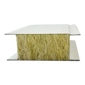 Papan busa sandwich PU atap insulasi tahan api dinding eps harga aluminium panel kamar bersih poliuretan
