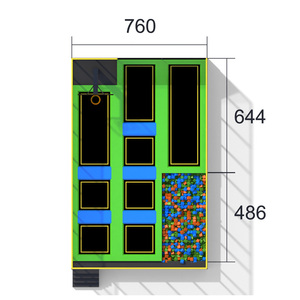 Haute qualité — Trampoline d'intérieur et d'extérieur, Tapis Commercial, <span class=keywords><strong>2m</strong></span> X 1.5m - Product Image 5