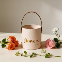 Logo de luxe personnalisé impression couleur carton rigide emballage cadeau boîtes cylindriques rond mariage saint valentin fleur papier tube