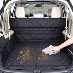 Protector de Maletero para Perros, Cubierta para Asiento Trasero de Coche, con Solapas Laterales, Impermeable, Base Rígida, Extensor de Asiento Trasero - Product Image 6