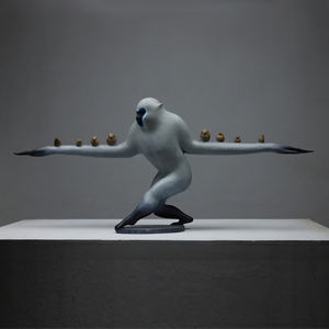 Scultura in bronzo 'Nel bosco' - Product Image 1