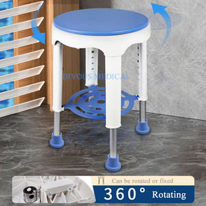 360 ° סיבוב אמבטיה עגול מקלחת שרפרף עם המושב נייד מעלית מעלית כיסא אמבט מסתובב - Product Image 3