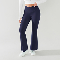 Leggings de Yoga con Logo Personalizado Vractive, Pantalones Deportivos Acampanados, Transpirables, de Longitud Completa, para Gimnasio y Deportes, para Mujer, Venta al Por Mayor