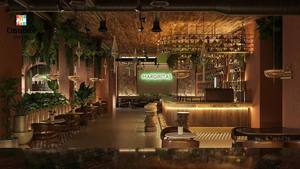 ร้านอาหารไม้หรูหราและเคาน์เตอร์บาร์ค็อกเทล |   เฟอร์นิเจอร์ตกแต่งผับแบบสั่งทำ |   บริการสร้างและออกแบบแบบครบวงจร - Product Image 6