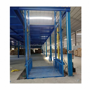 Fabricación de China, buen <span class=keywords><strong>precio</strong></span>, nuevo diseño, almacén hidráulico, mercancías, <span class=keywords><strong>escalera</strong></span>, elevador de carga eléctrico, barandilla, elevador de carga - Product Image 1
