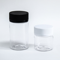 Contenants en plastique pour animaux de compagnie de 60 ml, 100 ml, 120 ml, 150 ml, 180 ml, bocaux en plastique, bouteilles en plastique anti-effraction avec couvercles hermétiques résistants aux enfants