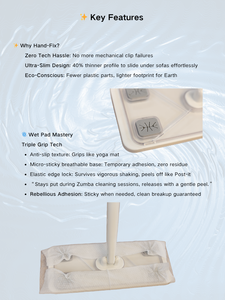 Nhà Sản Xuất Tĩnh Điện Ma Thuật Thông Minh Lau Có Thể Giặt Tái Sử Dụng Miếng Đệm Bụi & Pet Điều Khiển Tóc Handfree Twist Lau - Product Image 4