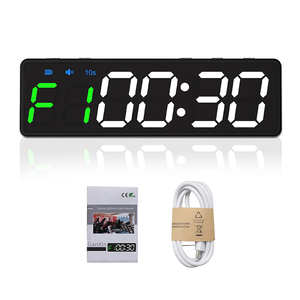 Temporizador de Intervalos Ganxin Mini LED Inalámbrico para Entrenamiento Deportivo, Magnético, HIIT, <span class=keywords><strong>TABATA</strong></span>, Fitness, Crossfit, con Batería, Portátil, para Gimnasio - Product Image 1
