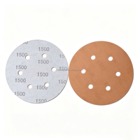 Disque de ponçage en papier latex de 6 pouces (150 mm) à 6 trous, avec fixation auto-agrippante, grain P600-P5000, pour carrosserie automobile, meubles et polissage de miroirs
