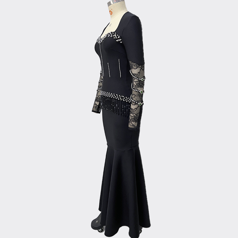 evening dress ball gown black elegant