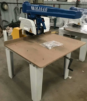 Scie à bras radial multifonctionnelle Machine à couper le bois Scie circulaire réglable Outils de menuiserie industrielle Verticale pour le travail du bois