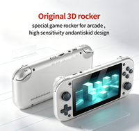 Console portable M17 de haute qualité, mini console de jeu vidéo portable de 4,3 pouces, 64 Go, 19000 1, lecteur de jeux rétro classique