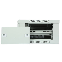 Gabinete rack de 19 pulgadas de fácil instalación, estante de servidor simple, gabinete de red interior y exterior 4U