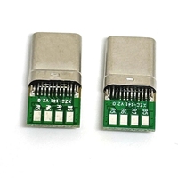 5A 20V USB 3.1 Type C prise mâle prise femelle 6Pin avec connecteur de puce E-marker avec carte PCB PD 40W-100W Module de Test