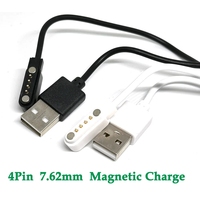 Fil de câble de chargeur magnétique connecté universel 4Pin de secours pour bracelet de montre intelligente Distance 4 P 7.62mm données magnétiques