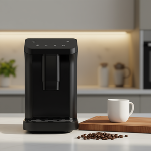 Machine à expresso semi-automatique 15 bars 1050W avec moulin intégré, cafetière domestique 1 tasse - Product Image 2