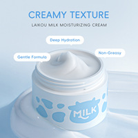 Crème hydratante pour le visage LAIKOU personnalisée, éclaircissante, hydratante, blanchissante, à la niacinamide, pour peaux sèches