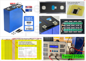 Brand NEW 3.2V 230Ah 280Ah 320Ah Battery Cell 8000 Cycles V3 LF280K Prismatic Lithium Ion Batteries for Solar <b>System</b> - Product Image 6