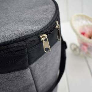 Sacs isothermes en tissu Oxford personnalisés avec logo en gros, sacs à déjeuner personnalisés pour aliments - Product Image 3