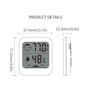 Monitor de medición de humedad y temperatura interior Termómetro digital Higrómetro con LCD grande Uso en la habitación - Product Image 2