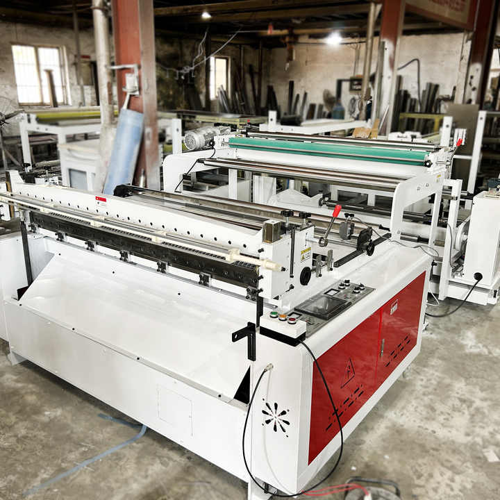 HJHQ-500 Factory Price Roll to Sheet A4 Paper Cross Cutting Machine ...