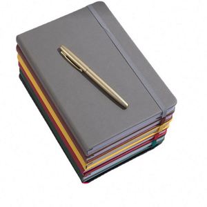 Libreta A5 Personalizable de Cuero PU, Económica, para Empresas, con Logotipo Impreso, Encuadernación con Correa Elástica y Logotipo Personalizado - Product Image 1