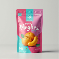 Sac d'Emballage Personnalisé à Soufflet en Aluminium Imprimé du Logo pour Snacks, Chips, Chocolat, Popcorn, Noix, Barres Énergétiques