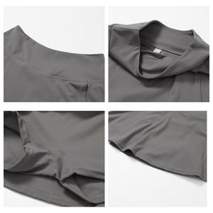 Nuevo diseño para mujer, peso ligero, cintura alta, ropa de tenis azul marino, sensación desnuda, entrenamiento de baile, correr, falda de tenis de Golf con pantalones cortos incorporados - Product Image 2
