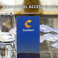 Carta Fedeltà per Hotel Impermeabile in PVC 13.56MHz, Smart Card MF Classic 1K S50 Compatibile con Fudan F08 RFID