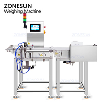 ZONESUN ZS-MD210 sacs de bouteille de nourriture automatique convoyeur trieuse pondérale pesant la Machine de détection avec réjecteur