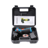 Mini-meuleuse d'angle industrielle sans fil 12V avec interrupteur à glissière, moteur sans balais, pour chanfreinage de carreaux DIY et polissage à 45 degrés, sur batterie