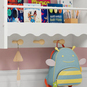 <span class=keywords><strong>ชั้น</strong></span><span class=keywords><strong>วาง</strong></span><span class=keywords><strong>หนังสือ</strong></span>เด็ก 3 <span class=keywords><strong>ชั้น</strong></span> <span class=keywords><strong>ชั้น</strong></span><span class=keywords><strong>วาง</strong></span><span class=keywords><strong>หนังสือ</strong></span>แบบแขวน <span class=keywords><strong>ชั้น</strong></span><span class=keywords><strong>วาง</strong></span><span class=keywords><strong>หนังสือ</strong></span>ลอยตัว พร้อมตะขอ 3 อัน ราวป้องกัน สำหรับห้องนั่งเล่น ห้องเด็ก - Product Image 6