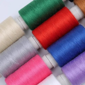 Hilo de Coser de Poliéster para Máquina de Coser Manual, Uso Doméstico, 402 Pagoda, Rollo Pequeño, Resistente, Sólido, Beige, Negro, Rojo, Blanco - Product Image 4