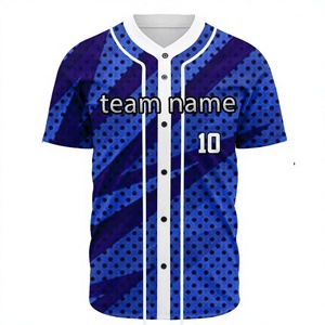 เสื้อเบสบอลพิมพ์ลายเสือดาวตามสั่ง OEM แบรนด์ส่วนตัว โพลีเอสเตอร์ 100% โลโก้ด้านหน้า เสื้อผ้ากีฬา - Product Image 1