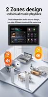 Audio de 8 pulgadas de 8 canales para amplificador de automatización del hogar Bluetooth Sistema de Cine de 2 zonas con producto Host Smart Home