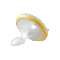 Sucettes uniques ressemblant à des seins, sucettes pas chères sans BPA, mini sucettes en silicone souple de style nouveau avec boîte en PP